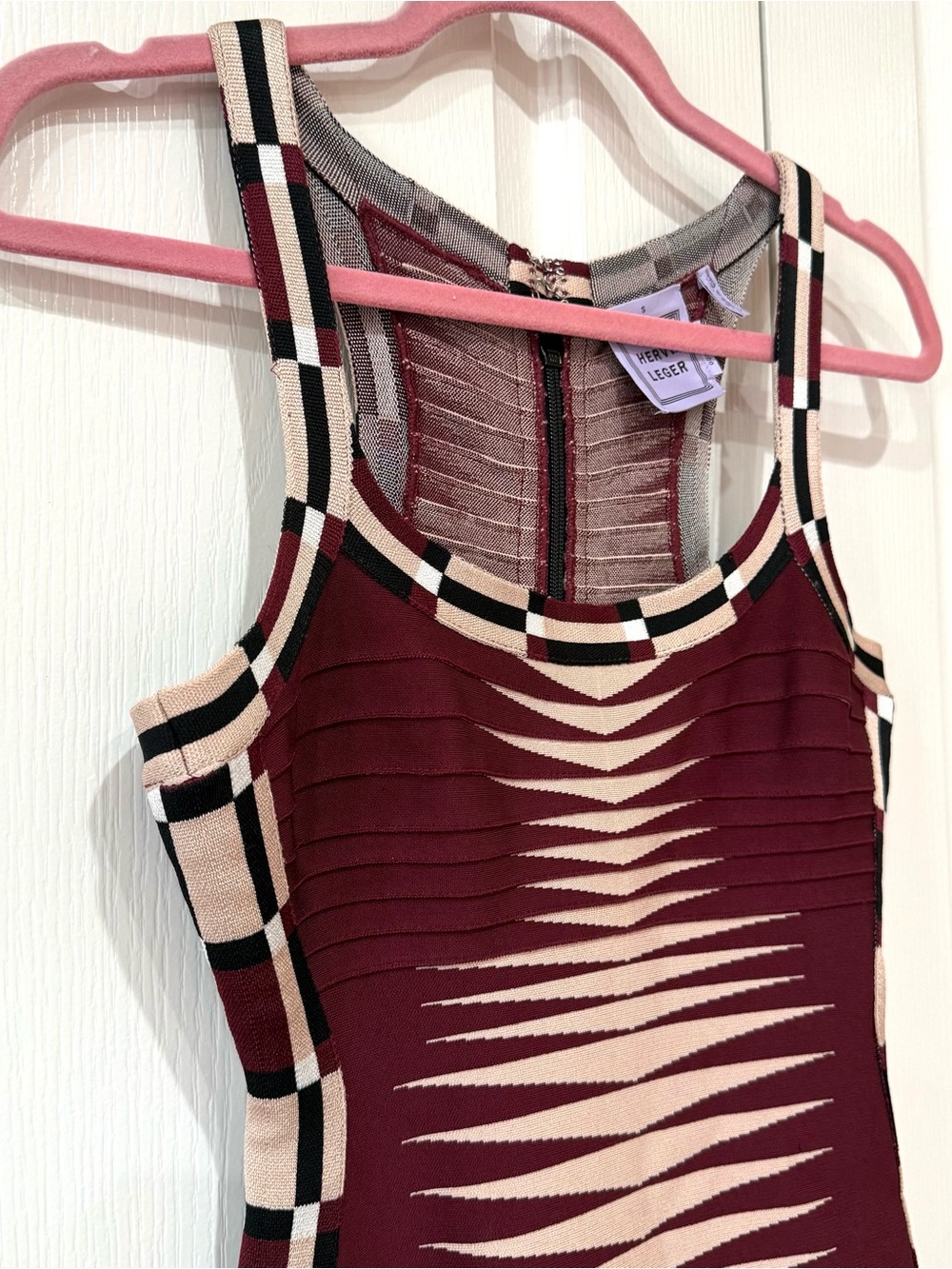 Herve Leger Bodycon Bandage Dress - Picture 3 of 6